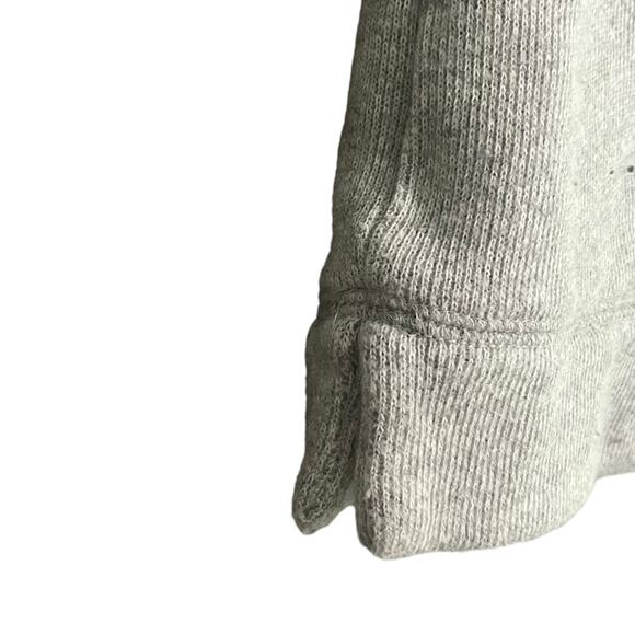 J. Crew Funnelneck Sweatshirt Womens Size Small Gray Front Pockets Simple Casual - Picture 5 of 7